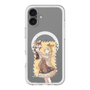 スリムプロテクションプレミアムケース with MagSafe［ 初音ミク×クッピーラムネ - 鏡音リン×ラム - 等身イラスト1 ］