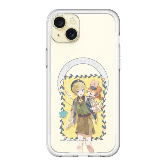 スリムプロテクションプレミアムケース with MagSafe［ 初音ミク×クッピーラムネ - 鏡音レン×クッピー - 等身イラスト1 ］