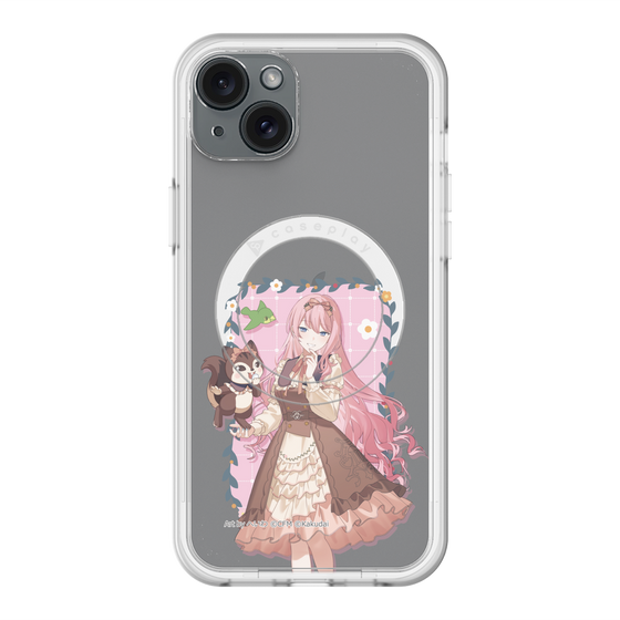 スリムプロテクションプレミアムケース with MagSafe［ 初音ミク×クッピーラムネ - 巡音ルカ×ラム - 等身イラスト1 ］
