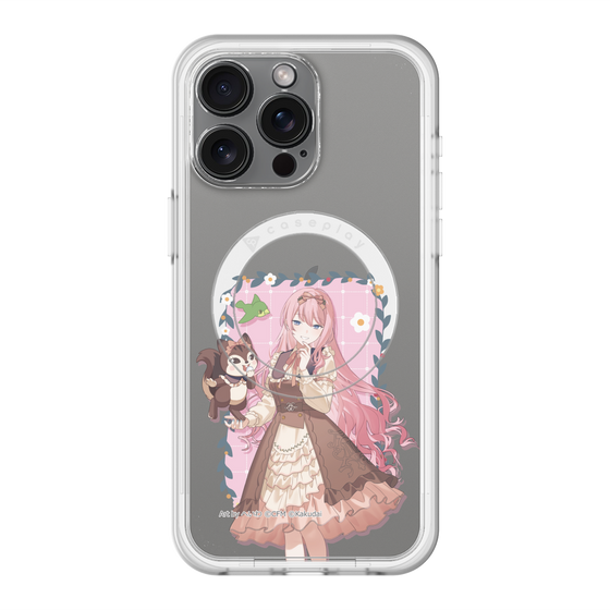 スリムプロテクションプレミアムケース with MagSafe［ 初音ミク×クッピーラムネ - 巡音ルカ×ラム - 等身イラスト1 ］