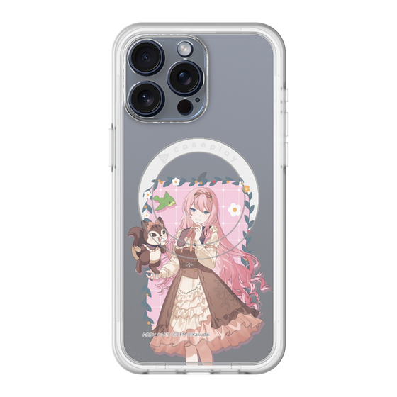 スリムプロテクションプレミアムケース with MagSafe［ 初音ミク×クッピーラムネ - 巡音ルカ×ラム - 等身イラスト1 ］