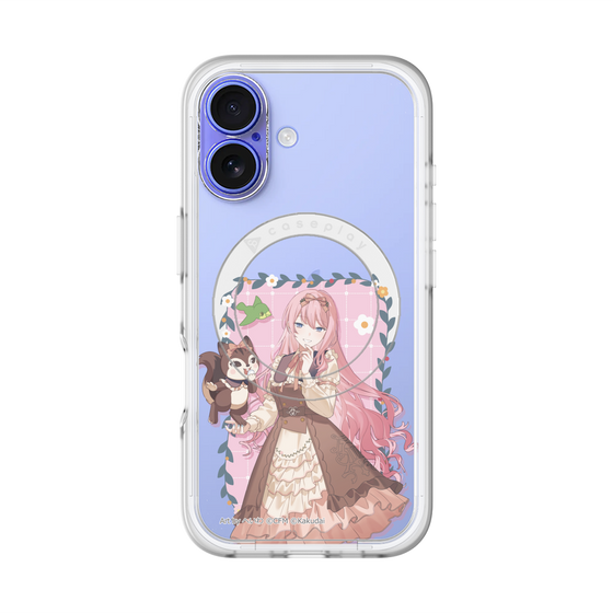 スリムプロテクションプレミアムケース with MagSafe［ 初音ミク×クッピーラムネ - 巡音ルカ×ラム - 等身イラスト1 ］