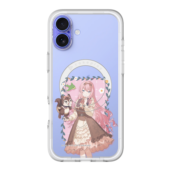 スリムプロテクションプレミアムケース with MagSafe［ 初音ミク×クッピーラムネ - 巡音ルカ×ラム - 等身イラスト1 ］