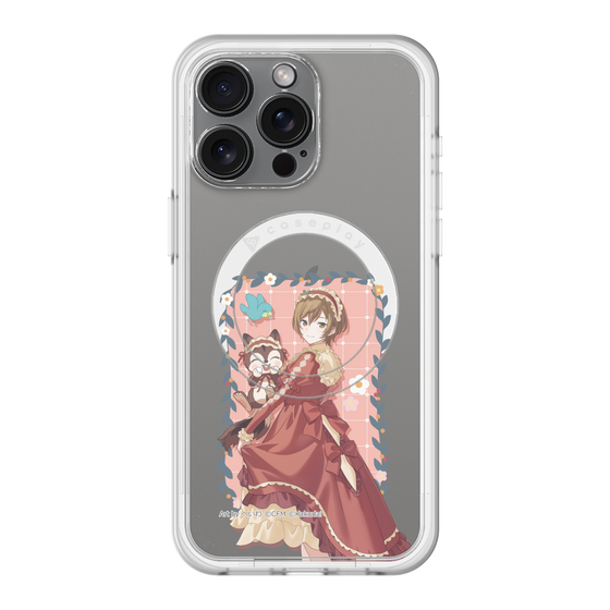 スリムプロテクションプレミアムケース with MagSafe［ 初音ミク×クッピーラムネ - MEIKO×ラム - 等身イラスト1 ］