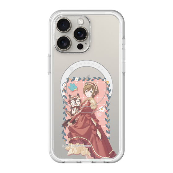 スリムプロテクションプレミアムケース with MagSafe［ 初音ミク×クッピーラムネ - MEIKO×ラム - 等身イラスト1 ］