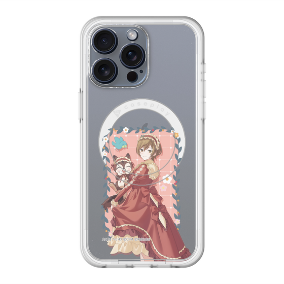 スリムプロテクションプレミアムケース with MagSafe［ 初音ミク×クッピーラムネ - MEIKO×ラム - 等身イラスト1 ］