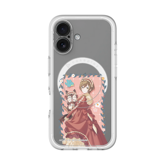 スリムプロテクションプレミアムケース with MagSafe［ 初音ミク×クッピーラムネ - MEIKO×ラム - 等身イラスト1 ］