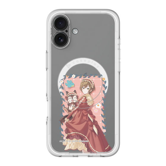 スリムプロテクションプレミアムケース with MagSafe［ 初音ミク×クッピーラムネ - MEIKO×ラム - 等身イラスト1 ］
