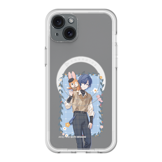 スリムプロテクションプレミアムケース with MagSafe［ 初音ミク×クッピーラムネ - KAITO×クッピー - 等身イラスト1 ］