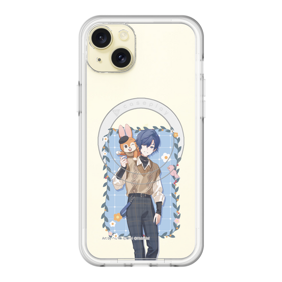 スリムプロテクションプレミアムケース with MagSafe［ 初音ミク×クッピーラムネ - KAITO×クッピー - 等身イラスト1 ］
