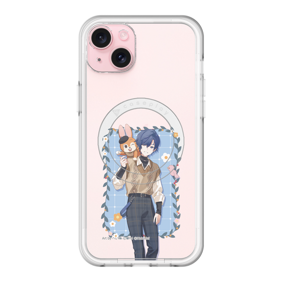 スリムプロテクションプレミアムケース with MagSafe［ 初音ミク×クッピーラムネ - KAITO×クッピー - 等身イラスト1 ］