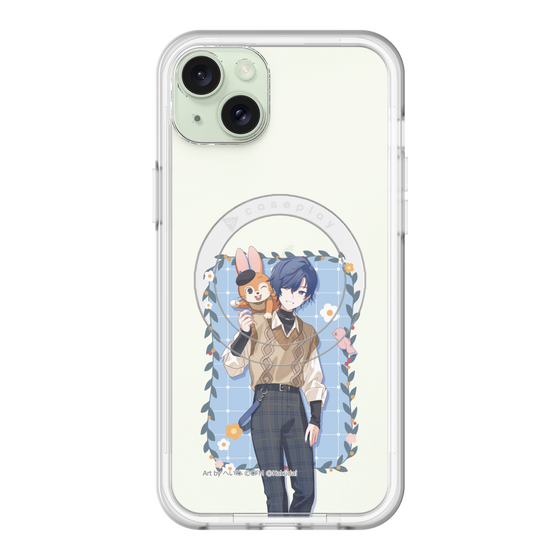 スリムプロテクションプレミアムケース with MagSafe［ 初音ミク×クッピーラムネ - KAITO×クッピー - 等身イラスト1 ］