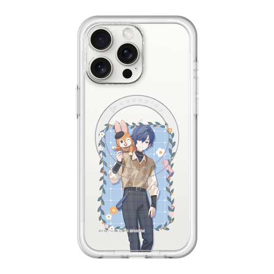 スリムプロテクションプレミアムケース with MagSafe［ 初音ミク×クッピーラムネ - KAITO×クッピー - 等身イラスト1 ］