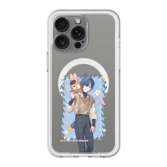 スリムプロテクションプレミアムケース with MagSafe［ 初音ミク×クッピーラムネ - KAITO×クッピー - 等身イラスト1 ］