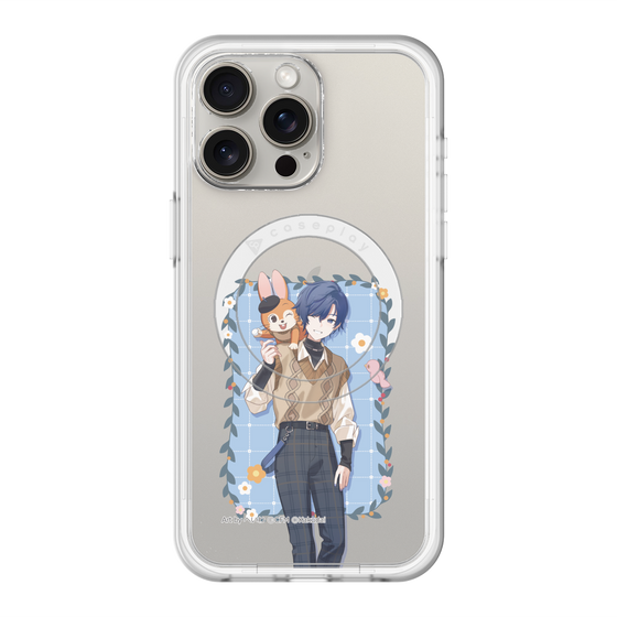 スリムプロテクションプレミアムケース with MagSafe［ 初音ミク×クッピーラムネ - KAITO×クッピー - 等身イラスト1 ］
