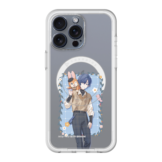 スリムプロテクションプレミアムケース with MagSafe［ 初音ミク×クッピーラムネ - KAITO×クッピー - 等身イラスト1 ］