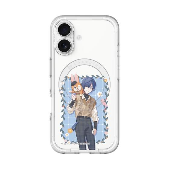 スリムプロテクションプレミアムケース with MagSafe［ 初音ミク×クッピーラムネ - KAITO×クッピー - 等身イラスト1 ］