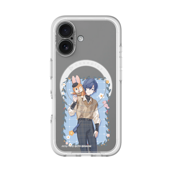 スリムプロテクションプレミアムケース with MagSafe［ 初音ミク×クッピーラムネ - KAITO×クッピー - 等身イラスト1 ］