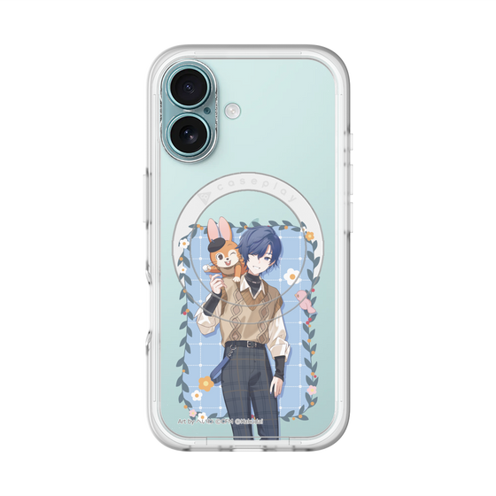 スリムプロテクションプレミアムケース with MagSafe［ 初音ミク×クッピーラムネ - KAITO×クッピー - 等身イラスト1 ］