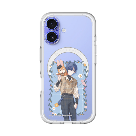 スリムプロテクションプレミアムケース with MagSafe［ 初音ミク×クッピーラムネ - KAITO×クッピー - 等身イラスト1 ］