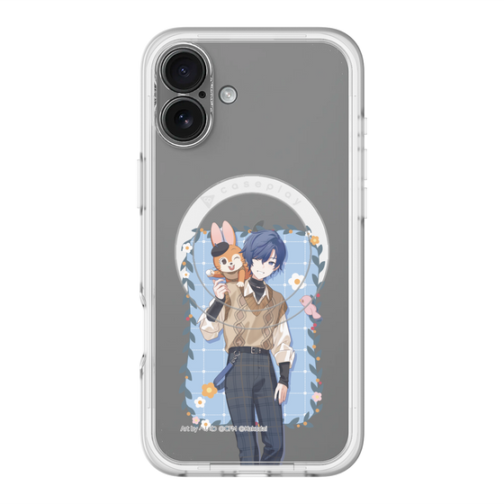 スリムプロテクションプレミアムケース with MagSafe［ 初音ミク×クッピーラムネ - KAITO×クッピー - 等身イラスト1 ］
