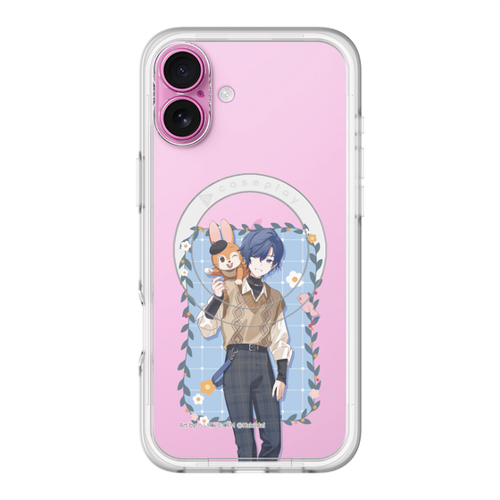 スリムプロテクションプレミアムケース with MagSafe［ 初音ミク×クッピーラムネ - KAITO×クッピー - 等身イラスト1 ］