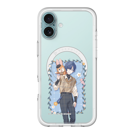 スリムプロテクションプレミアムケース with MagSafe［ 初音ミク×クッピーラムネ - KAITO×クッピー - 等身イラスト1 ］