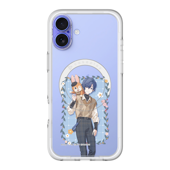 スリムプロテクションプレミアムケース with MagSafe［ 初音ミク×クッピーラムネ - KAITO×クッピー - 等身イラスト1 ］