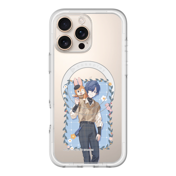 スリムプロテクションプレミアムケース with MagSafe［ 初音ミク×クッピーラムネ - KAITO×クッピー - 等身イラスト1 ］