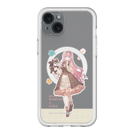 スリムプロテクションプレミアムケース with MagSafe［ 初音ミク×クッピーラムネ - 巡音ルカ×ラム - 等身イラスト2 ］