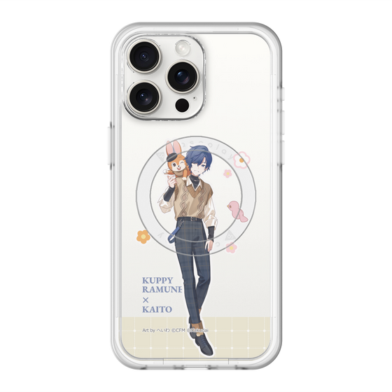 スリムプロテクションプレミアムケース with MagSafe［ 初音ミク×クッピーラムネ - KAITO×クッピー - 等身イラスト2 ］