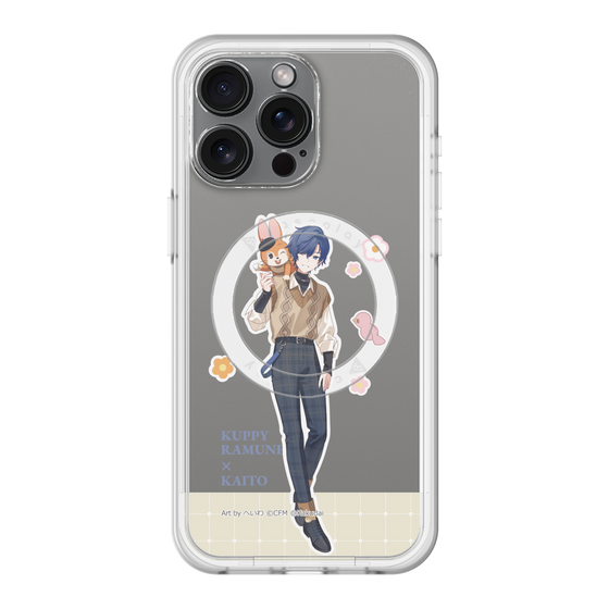 スリムプロテクションプレミアムケース with MagSafe［ 初音ミク×クッピーラムネ - KAITO×クッピー - 等身イラスト2 ］