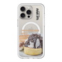スリムプロテクションプレミアムケース with MagSafe［ ヴィレッジヴァンガードダイナー - チョコレート&クリームチーズパンケーキ ］