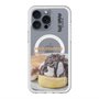 スリムプロテクションプレミアムケース with MagSafe［ ヴィレッジヴァンガードダイナー - チョコレート&クリームチーズパンケーキ ］
