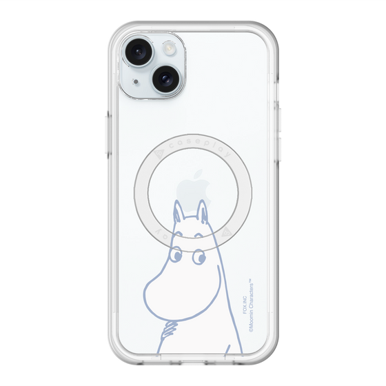 スリムプロテクションプレミアムケース with MagSafe［ MOOMIN - Familiar face ］