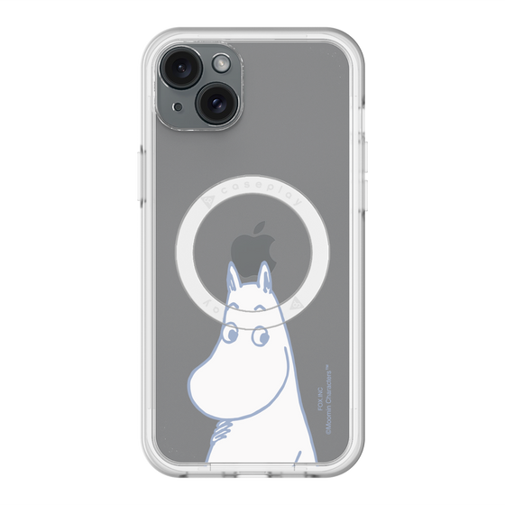 スリムプロテクションプレミアムケース with MagSafe［ MOOMIN - Familiar face ］