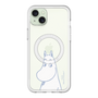 スリムプロテクションプレミアムケース with MagSafe［ MOOMIN - Familiar face ］