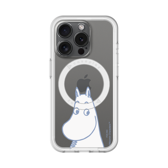 スリムプロテクションプレミアムケース with MagSafe［ MOOMIN - Familiar face ］