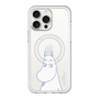 スリムプロテクションプレミアムケース with MagSafe［ MOOMIN - Familiar face ］