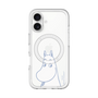 スリムプロテクションプレミアムケース with MagSafe［ MOOMIN - Familiar face ］