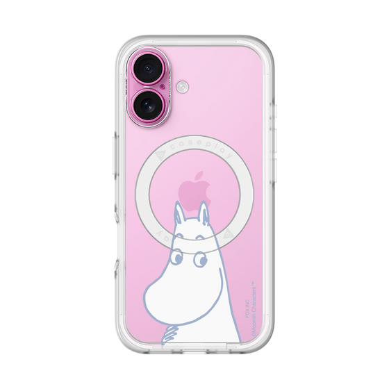 スリムプロテクションプレミアムケース with MagSafe［ MOOMIN - Familiar face ］
