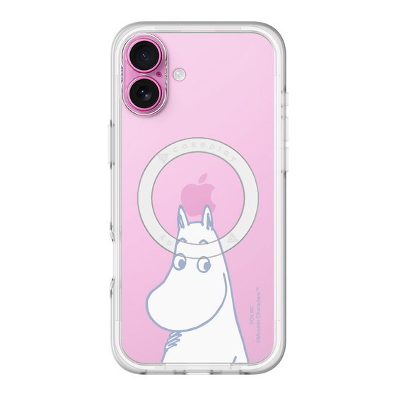 スリムプロテクションプレミアムケース with MagSafe［ MOOMIN - Familiar face ］
