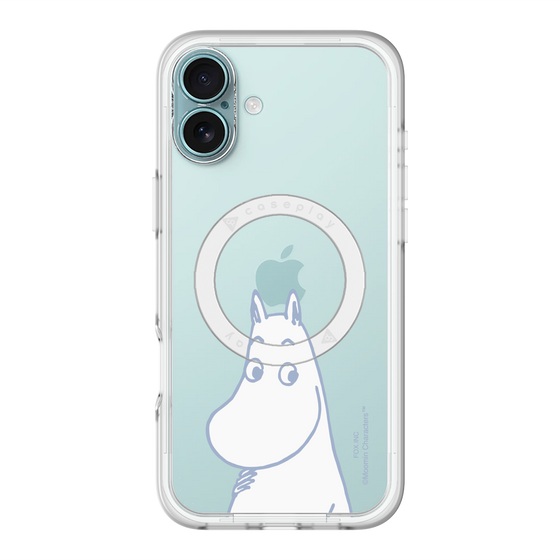 スリムプロテクションプレミアムケース with MagSafe［ MOOMIN - Familiar face ］
