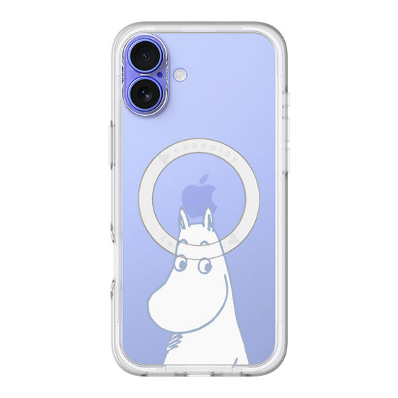 スリムプロテクションプレミアムケース with MagSafe［ MOOMIN - Familiar face ］