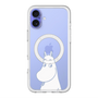 スリムプロテクションプレミアムケース with MagSafe［ MOOMIN - Familiar face ］