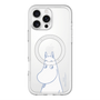 スリムプロテクションプレミアムケース with MagSafe［ MOOMIN - Familiar face ］