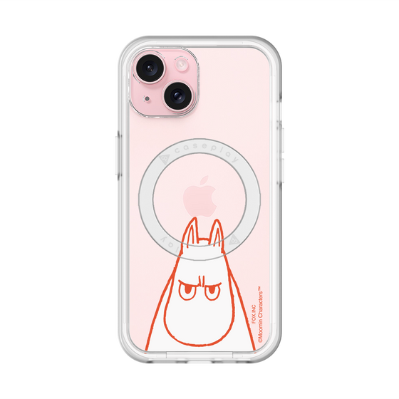 スリムプロテクションプレミアムケース with MagSafe［ MOOMIN - Angry face ］