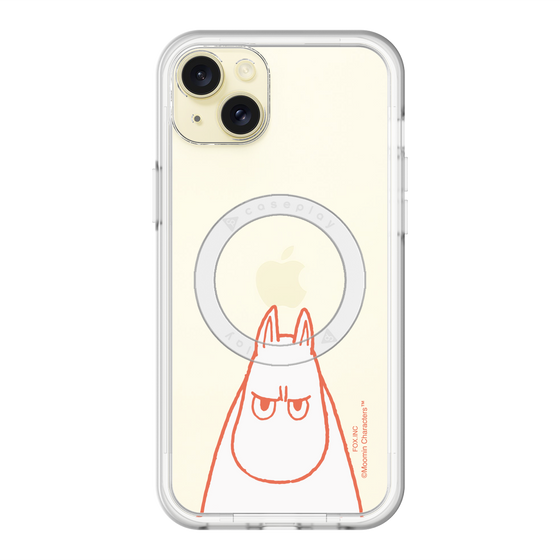 スリムプロテクションプレミアムケース with MagSafe［ MOOMIN - Angry face ］