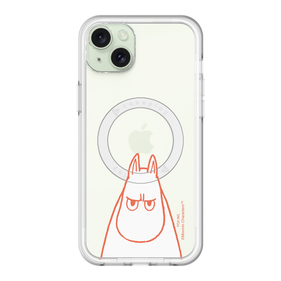 スリムプロテクションプレミアムケース with MagSafe［ MOOMIN - Angry face ］