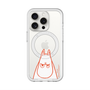 スリムプロテクションプレミアムケース with MagSafe［ MOOMIN - Angry face ］